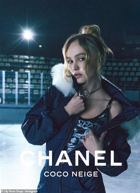 chanel coco neige 2022/23|chanel lily rose depp.